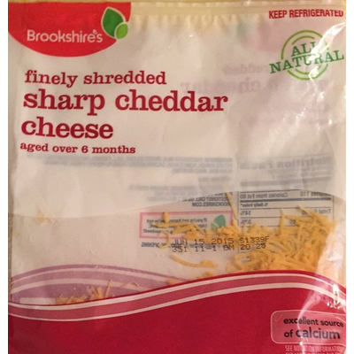 Shredded Sharp Cheddar Cheese