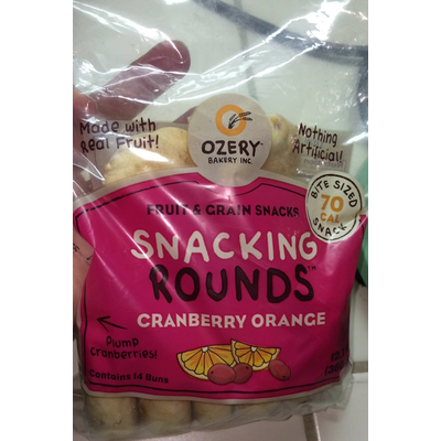 Snacking Rounds, Cranberry Orange