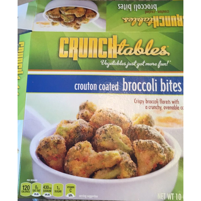 Crouton Coated Broccoli Bites