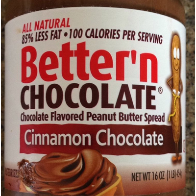 Chocolate Flavored Peanut Butter Spread, Cinnamon Chocolate