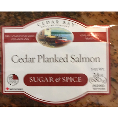Cedar Planked Salmon, Sugar & Spice