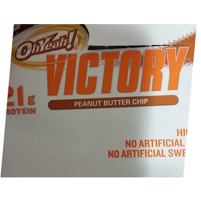 Victory High Fiber Protein Bar, Peanut Butter Chip