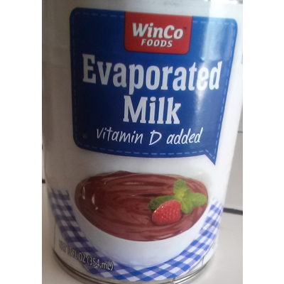Evaporated Milk, Vitamin D Added
