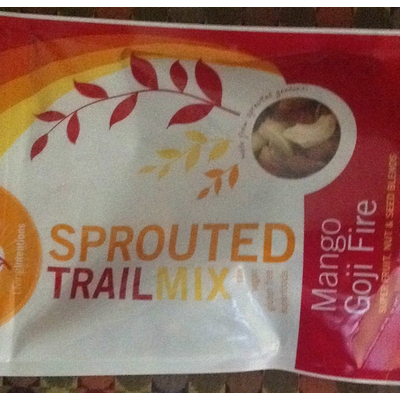 Sprouted Trail Mix, Mango Goji Fire