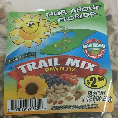 Trail Mix, Raw Nuts