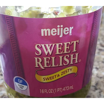 Calories in Sweet Relish from Meijer