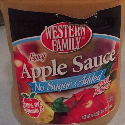 Fancy Apple Sauce, No Sugar Added