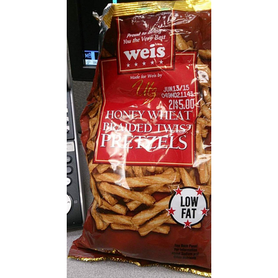 Braided Twist Pretzels, Honey Wheat