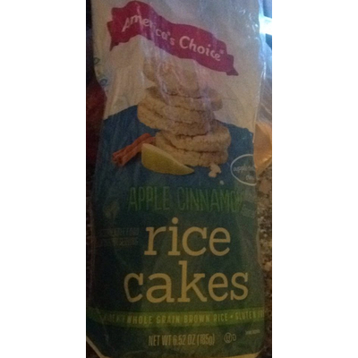 Rice Cakes, Apple Cinnamon