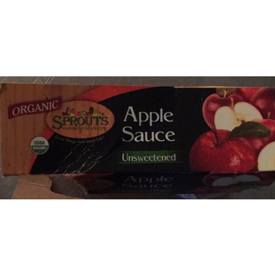 Apple Sauce, Unsweetened, Organic