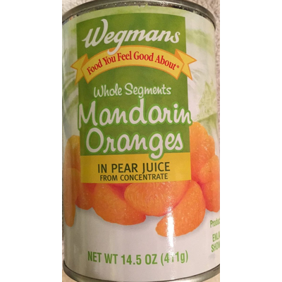 Mandarin Oranges in Pear Juice
