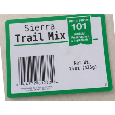 Trail Mix, Sierra