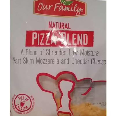 Natural Shredded Cheese, Pizza Blend