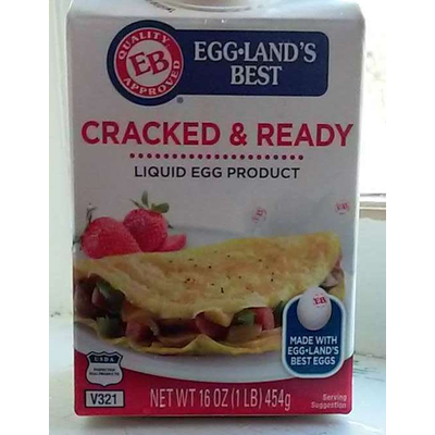 Liquid Egg Product, Cracked & Ready