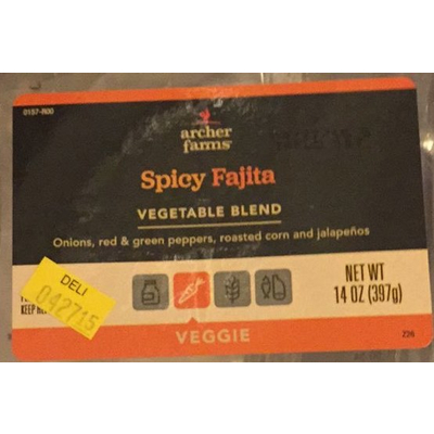 Spicy Fajita, Vegetable Blend