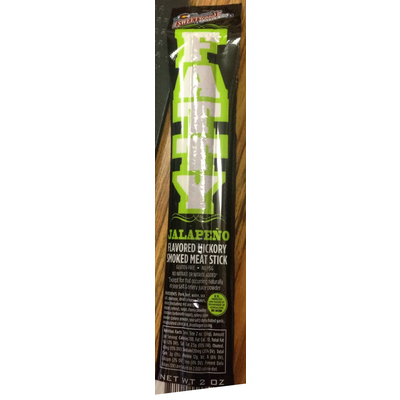 Hickory Smoked Meat Stick, Fatty Jalapeno