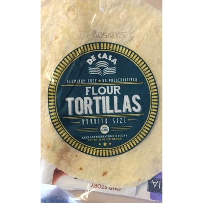 Flour Tortillas, Burrito Size