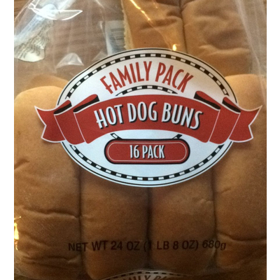 Family Pack Hot Dog Buns