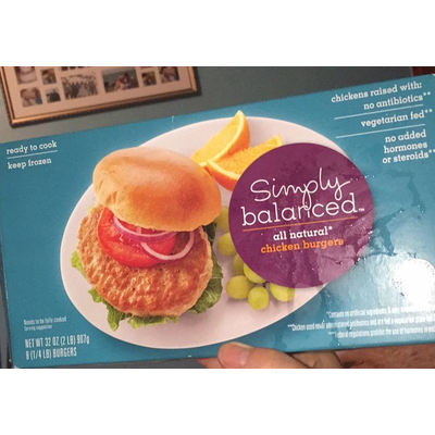 Chicken Burgers, All Natural