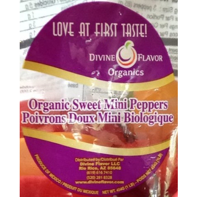 Organic Sweet Mini Peppers