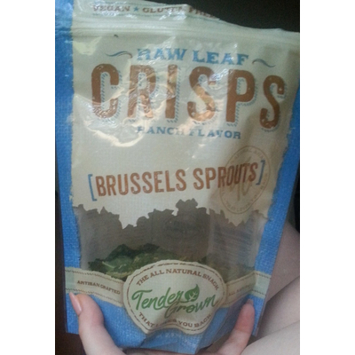 Raw Leaf Crisps Brussels Sprouts