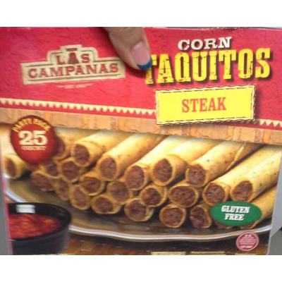 Corn Taquitos, Steak