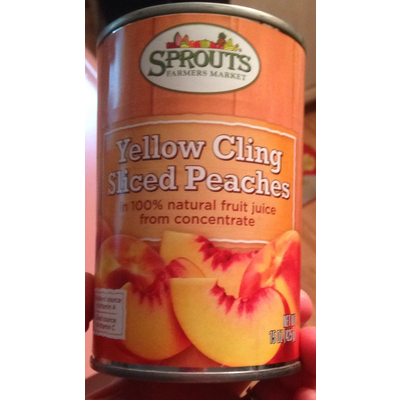 Yellow Cling Sliced Peaches