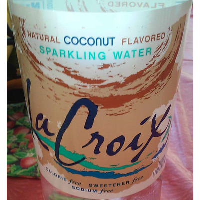 Sparkling Water, Natural Coconut Flavored
