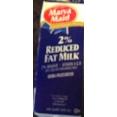 2% Reduced Fat Milk