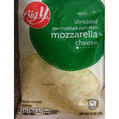 Shredded Low-Moisture Part-Skim Mozzarella Cheese