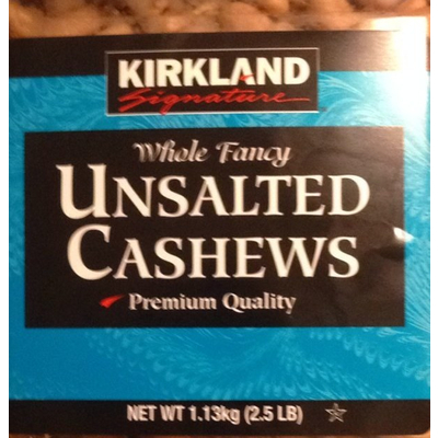 Whole Fancy Unsalted Cashews