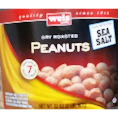Dry Roasted Peanuts, Sea Salt