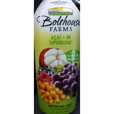 Acai + 10 Superblend Fruit Juice + Boosts