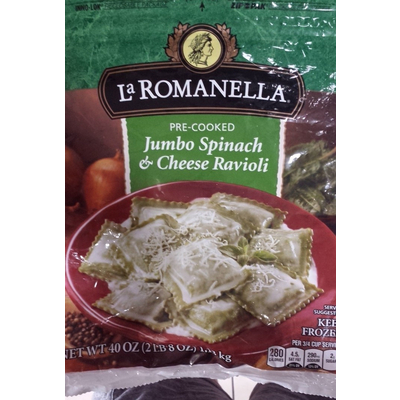 Ravioli, Jumbo Spinach & Cheese