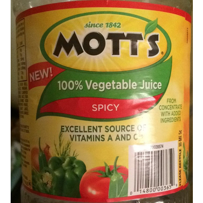 Vegetable Juice, Spicy