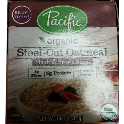 Steel-Cut Oatmeal, Maple & Brown Sugar