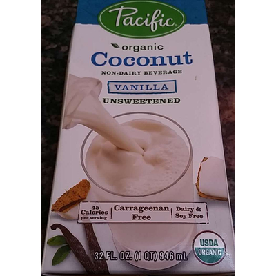 Organic Coconut Non-Dairy Beverage, Unsweetened Vanilla