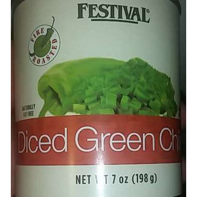 Diced Green Chili Peppers