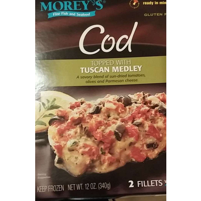 Cod, Topped with Tuscan Medley