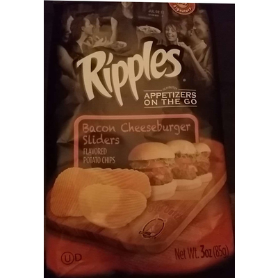 Potato Chips, Bacon Cheeseburger Sliders