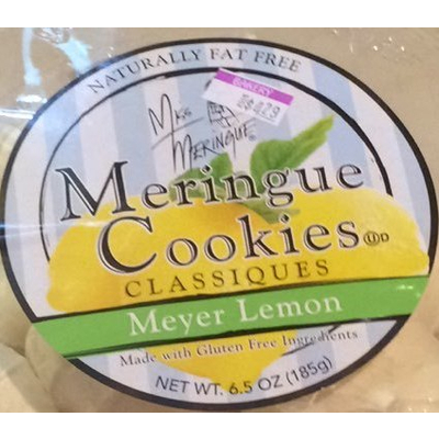 Meringue Cookies, Meyer Lemon
