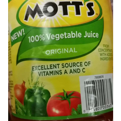 Vegetable Juice, Original