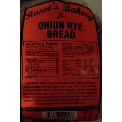 Onion Rye Bread