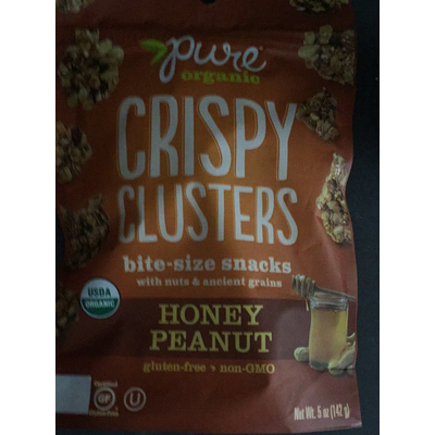 Crispy Clusters Bite-Size Snacks, Honey Peanut