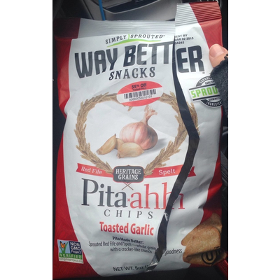 Pita Chips, Toasted Garlic