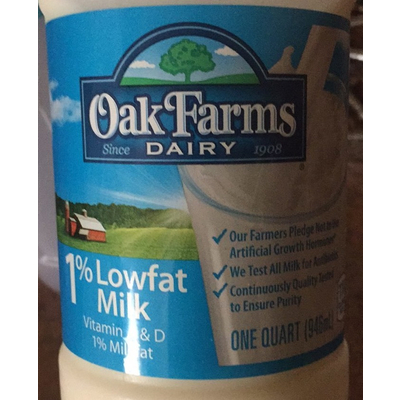 Milk, 1% Lowfat