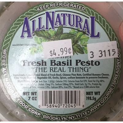 Fresh Basil Pesto