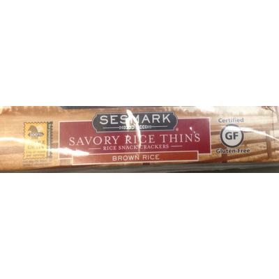 Savory Rice Thins, Brown Rice