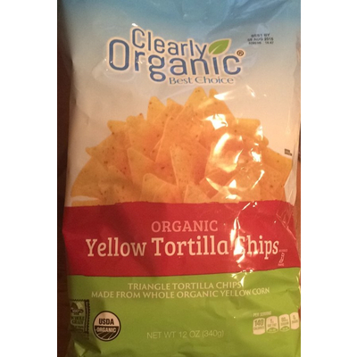 Yellow Tortilla Chips, Organic
