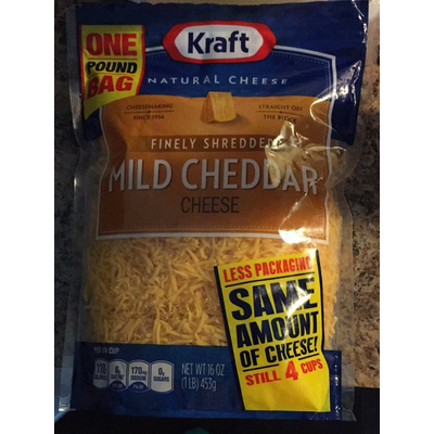 Finely Shredded Mild Cheddar Cheese